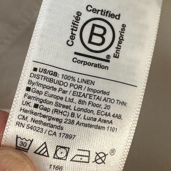 NWT Athleta Tall Retreat Linen Joggers in White - Picture 8 of 10